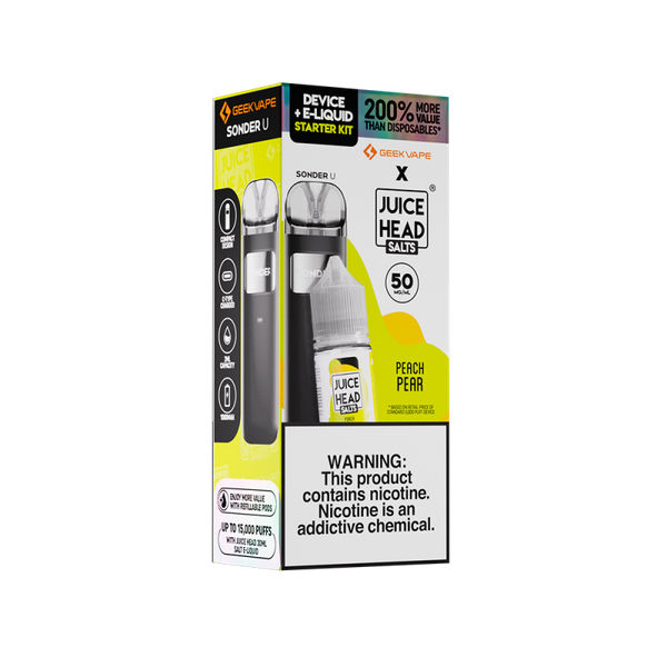 GeekVape x Juice Head Salts - Device + E-Liquid Starter Kit