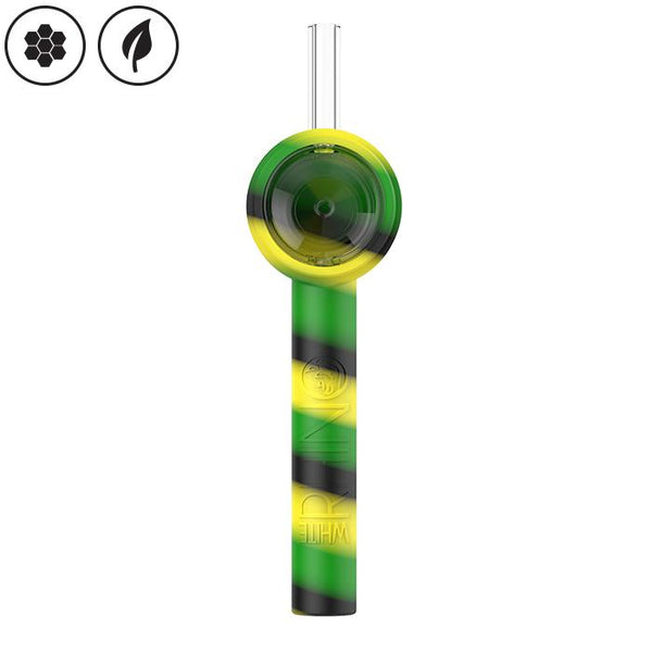 White Rhino Flip Hand Pipe To Straw